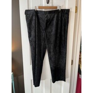 Hockerty Men's Velvet Paisley Pants  42/30
